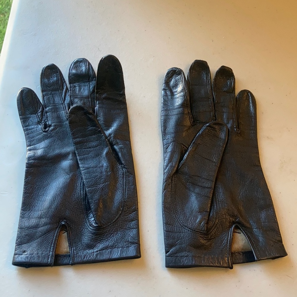 100% leather with rayon Lazarus gloves Sz 8 made in Western Germany